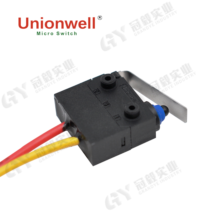 Unionwell優(yōu)力緯爾G303R電阻微動開關(guān)新能源汽車配件微動開關(guān)廠家